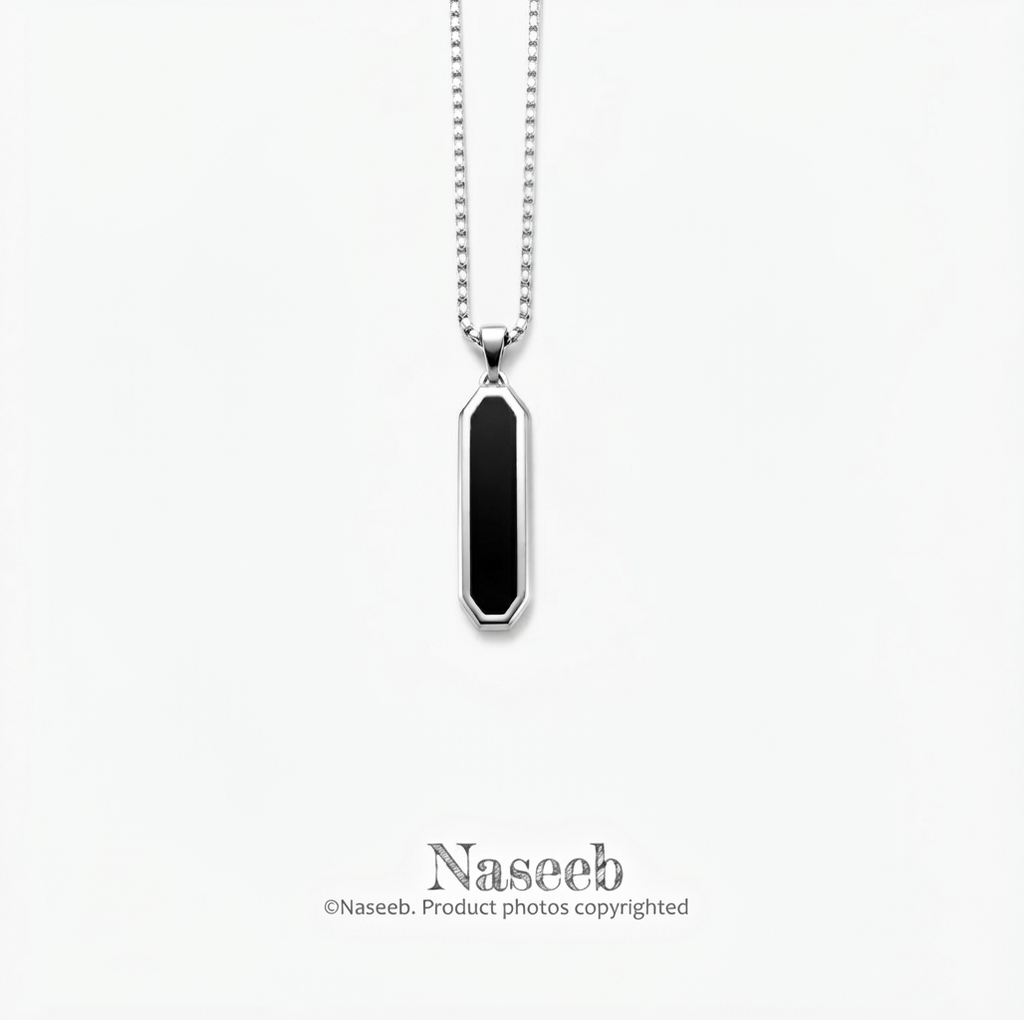 Vortex Edge Pendant with Chain