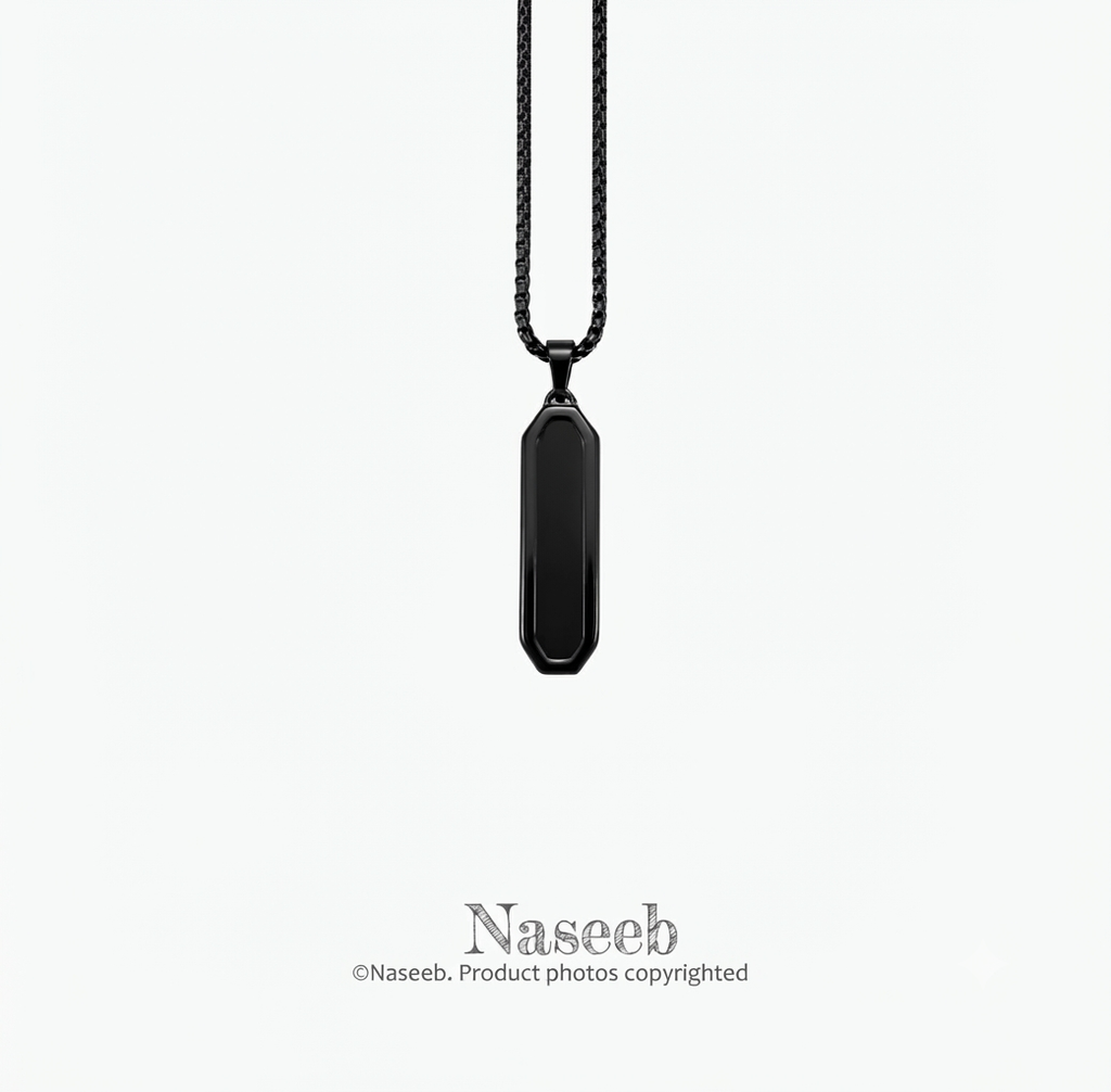 Vortex Edge Pendant with Chain