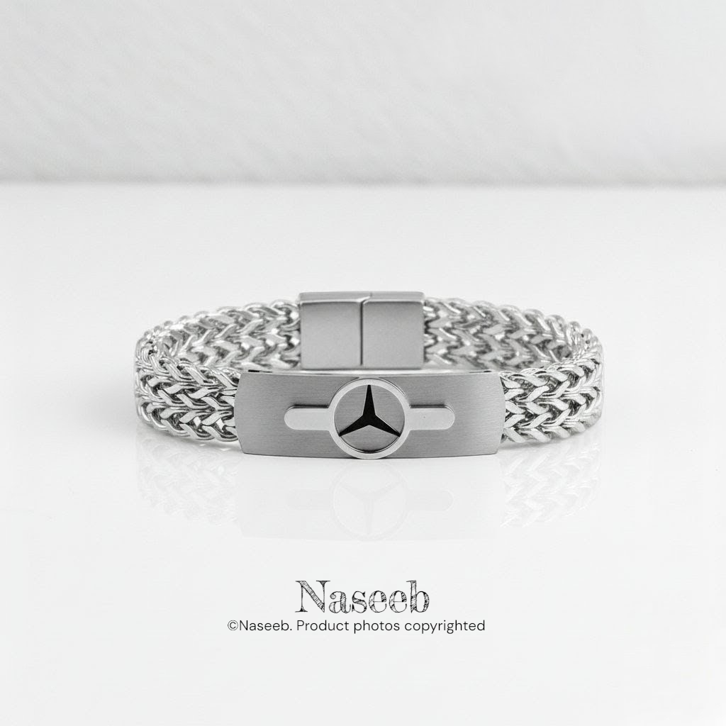Mercedes Benz Bracelet - Silver Edition