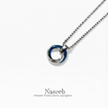 Interlocked Ring Pendant with Chain