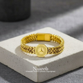Mercedes Benz Octagon Bracelet - Golden Edition