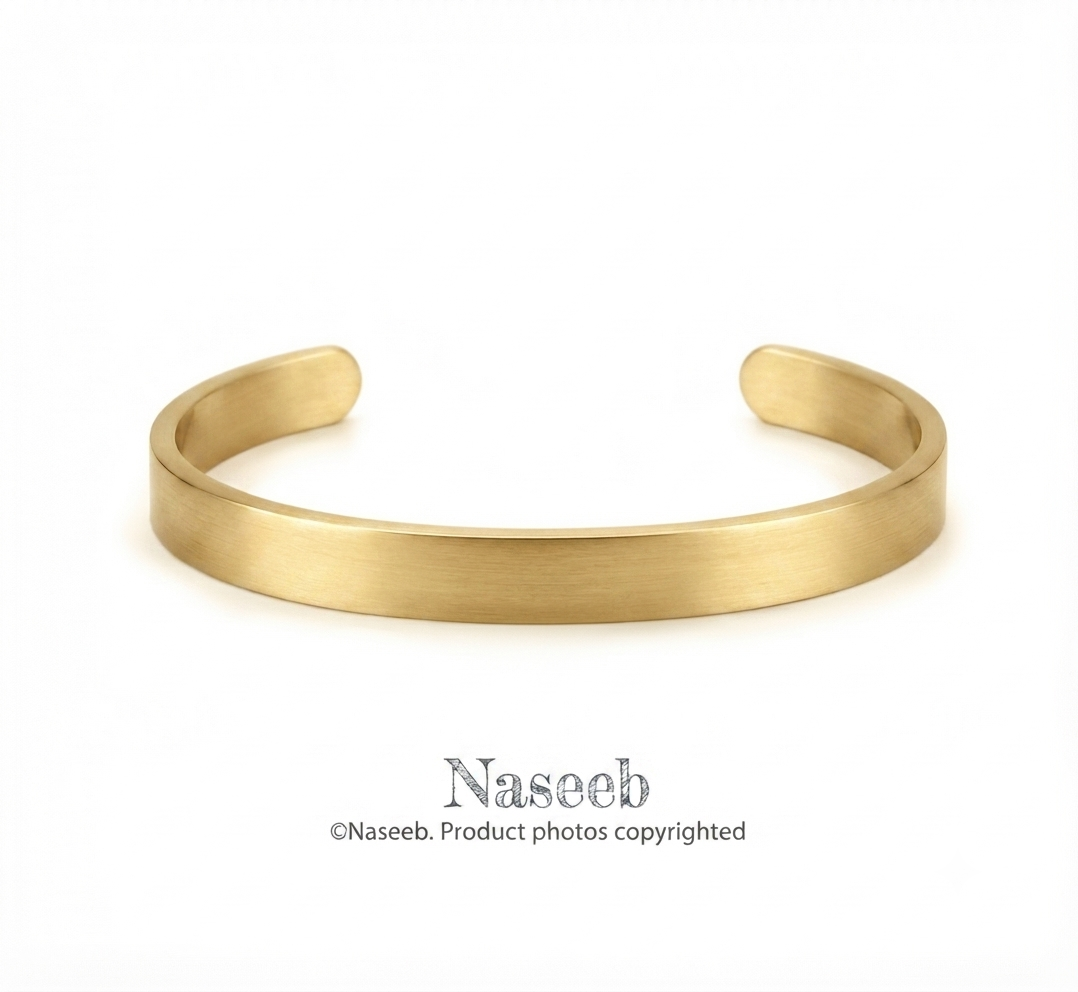 Minimalist Solid Cuff Bracelet