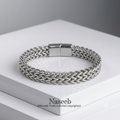 Retro Wheat Chain Bracelet - Silver Edition